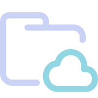 Folder Cloud SVG Icon - Free Download