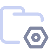 Folder Config SVG Icon - Free Download