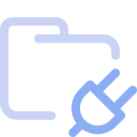 Folder Plugins SVG Icon - Free Download