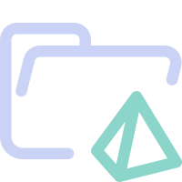 Folder Prisma Open SVG Icon - Free Download