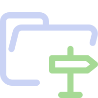 Folder Routes Open SVG Icon - Free Download