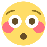 Flushed Face SVG Icon - Free Download