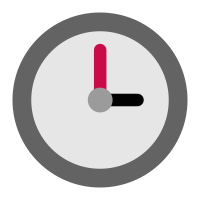 Three Oclock SVG Icon - Free Download