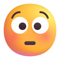 Flushed Face icon as SVG, PNG, JSX, and Base64