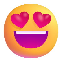 Smiling Face With Heart Eyes SVG Icon - Free Download