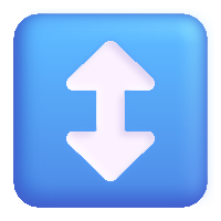 Up Down Arrow icon as SVG, PNG, JSX, and Base64