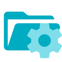 Folder Config Open SVG Icon - Free Download