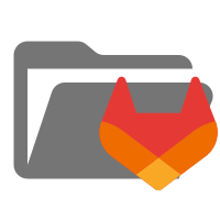 Folder Gitlab Open SVG Icon - Free Download