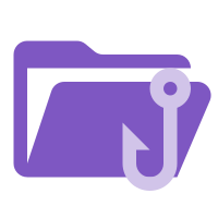 Folder Hook Open SVG Icon - Free Download