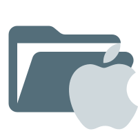 Folder Macos Open SVG icon