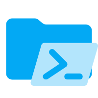 Folder Powershell SVG Icon - Free Download