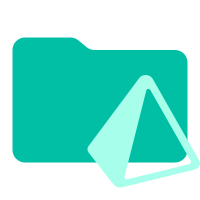 Folder Prisma SVG icon