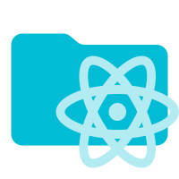 Folder React Components icon as SVG, PNG, JSX, and Base64