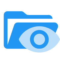 Folder Review Open SVG Icon - Free Download