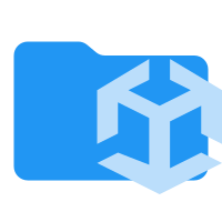 Folder Unity SVG icon