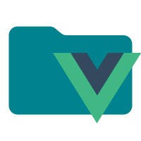 Folder Vue Directives SVG Icon - Free Download