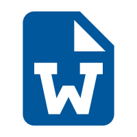 Word SVG Icon - Free Download