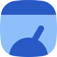 Browser Dashboard Flat SVG Icon - Free Download