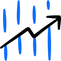 Trading Graph SVG Icon - Free Download