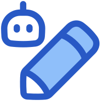 Ai Edit Robot SVG Icon - Free Download