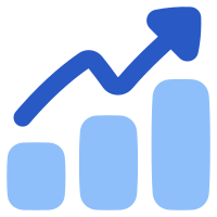 Graph Bar Increase Flat SVG Icon - Free Download