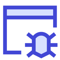 Bug Virus Browser SVG Icon - Free Download