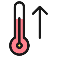 Temperature Thermometer Up SVG Icon - Free Download