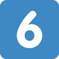 Keycap 6 SVG Icon - Free Download