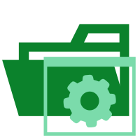 Folder Type App Opened SVG Icon - Free Download