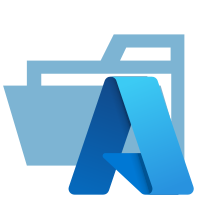 Folder Type Azure Opened SVG Icon - Free Download
