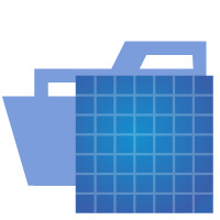 Folder Type Blueprint Opened SVG Icon - Free Download