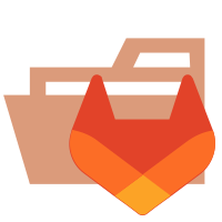 Folder Type Gitlab Opened SVG Icon - Free Download