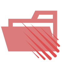 Folder Type Light Meteor Opened SVG Icon - Free Download