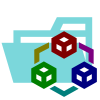 Folder Type Module Opened SVG Icon - Free Download