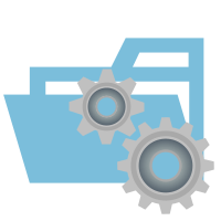 Folder Type Services Opened SVG Icon - Free Download