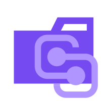 Folder Type Shared SVG Icon - Free Download