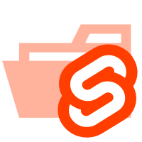 Folder Type Svelte Opened SVG Icon - Free Download